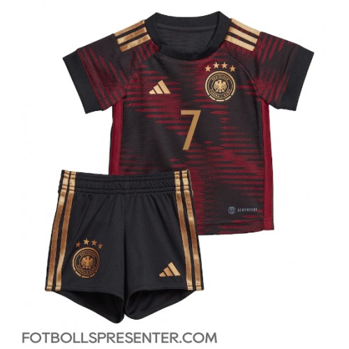 Tyskland Kai Havertz #7 Bortatröja Barn VM 2022 Kortärmad (+ korta byxor)
